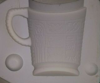 Vintage 1967 Duncan Aztec/tiki Cup Ceramic Mold 193 - A