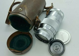 Vintage Canon 135mm F/3.  5 L39 Leica Screw Mount LENS in 3