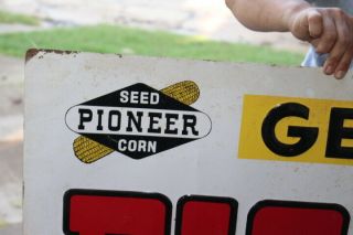 Rare Large Vintage 1950 ' s Pioneer Seed Corn Farm 52 