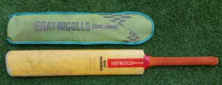 Vintage Gray Nicolls GN 500 cricket bat David Hookes Powerline Pro Balanced GC 2