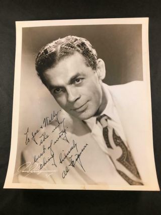 1940s Autographed Al Ferguson Actor Comedian Old Signed Photo A70