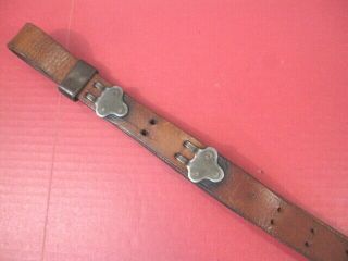 Wwii Us Army Aef M1907 Leather Sling M1903 Springfield Rifle Marked: Milsco 1943