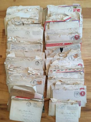 295 Wwii Love Letters From Lt.  Richard C Miller To Miss Martha Morris,  1942 - 1945