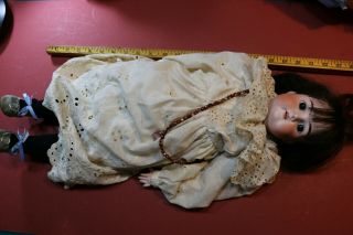 1912 Antique Made In Germany Bisque Head Doll W/jointed Composition Body 22 "