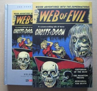 Ps Artbooks Web Of Evil Vol 1 Hc In Slipcase - Nm Pre - Code Horror - Quality