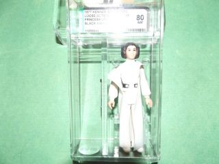 Vintage 1977 Star Wars Princess Leia Organa Black - Hair,  Gun,  Belt Variant AFA 80 3