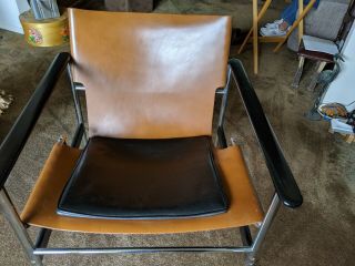 Vintage Charles Pollock " Sling " Chair By Knoll Mid - Century Modern