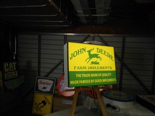 John Deere Farm Implements Lighted Sign 3