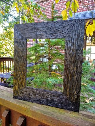 Stickley Style Mission Oak Picture Frame 8x10 Arts And Crafts Hand Carved