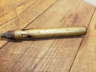 L4957 - Vintage Brass Steam Whistle Order 2 " Diameter