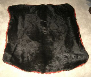 Est.  1880 - 1930 Horse Hair Hide Buggy/ Sleigh Lap Blanket/ Robe By Cownie Tanning