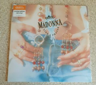 Madonna - Like A Prayer Vinyl Lp Limited Sainsburys Rare Red Vinyl