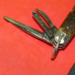 Vintage Remington UMC Pocket Knife,  Boy Scout,  U.  S.  A.  Early Rare Acorn 3