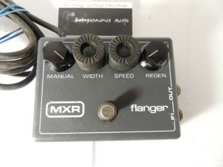 Vintage Mxr Flanger Model 117 Effects Pedal Reticon Usa