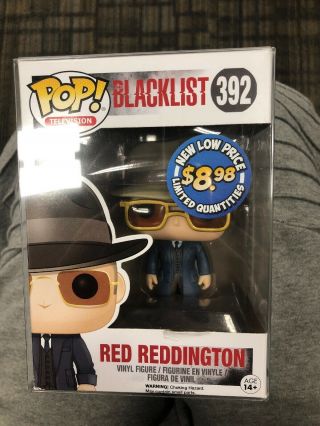 Funko Pop Red Reddington (392) The Blacklist Vaulted James Spader Pop Protector