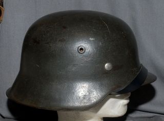 Another Wwii German Army Steel Helmet With Good Liner