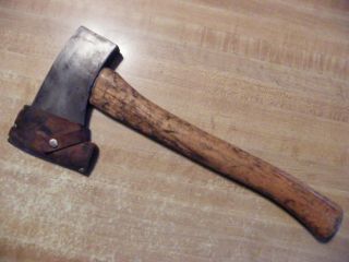 Hatchet W/leather Blade Guard No Name