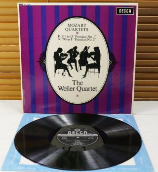 Sxl 6258 (1st Ed. ) Mozart: String Quartets In D & F Weller Quartet