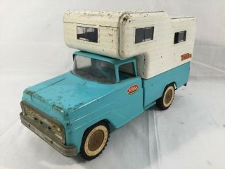 Vintage 1960 Tonka Toy Truck With Camper