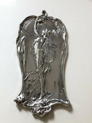 Art Nouveau Silver - Plated Tray