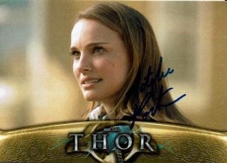 Natalie Portman - Jane Foster In Thor - Autograph Trading Card