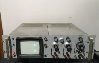 Vintage Hewlett Packard Hp 1200b Oscilloscope 100 μv Dual Trace 500khz