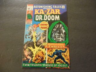 Astonishing Tales 6 Jun 1971 Bronze Age Marvel Comics Dr Doom; Ka - Zar Id:22990