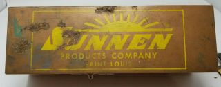 Vintage Sunnen Jn - 95 Junior Portable Hone Copper Box