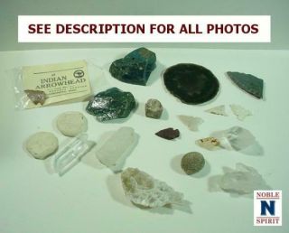 Noblespirit {3970}great Assortment Of Rocks & Minerals,  Unknown Orig