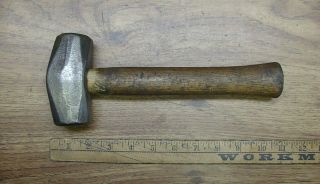 Vntg Stanley USA 780 - 3lb.  Sledge Hammer,  4 - 1/8 