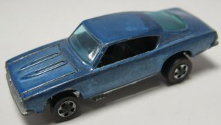 1967 Hot Wheels Redline Custom Barracuda Light Blue