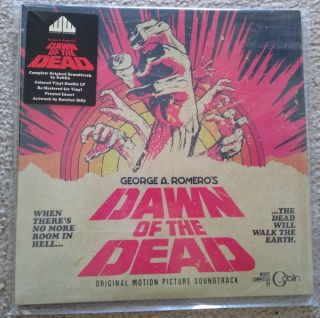 Oop Dawn Of The Dead Soundtrack 2xlp Goblin Vinyl Record Lp Waxwork Records