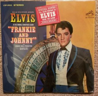 Elvis Presley Frankie And Johnny Still In Shrink With Sticker,