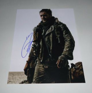 Tom Hardy Autograph Signed 8x10 Photo " Mad Max " With