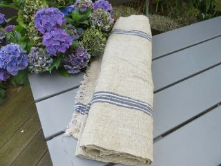 Antique Homespun Grain Sack Linen Fabric Reserve For Tristanbinns3m5p