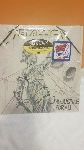 Metallica And Justice For All 1988 Vinyl Lp Record