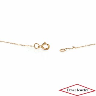 Esemco Vintage Garnet 10K 14K Gold Filigree Floral Pendant Chain Necklace NR 3