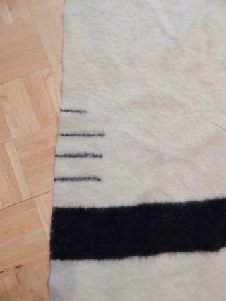 Vintage 100 Wool Hudson Bay Trade 3 1/2 Pointe Blanket No Label Uniq Colors