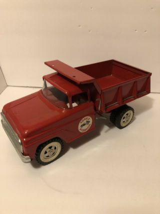 Vintage Tonka 1960’s Hydraulic Dump Truck Red - Very