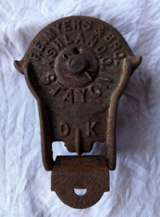 Vintage Pulley F.  E.  Myers And Bros.  Ok