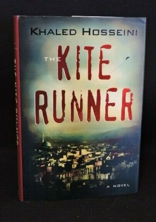 Khaled Hosseini Hand Signed Book " The Kite Runner " 1st Ed 8th Prt Hc/dj