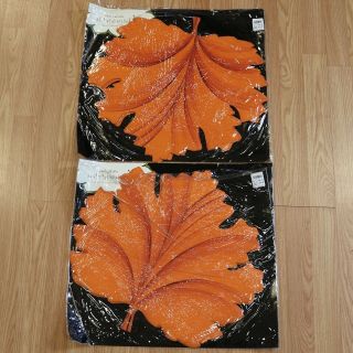 Carole Shiber Artables Hand Painted Fall Leaf Place Mats 2 Packages,  8 Total