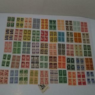 200 Vintage Savings Trading Stamps Sample Pack 50 Different Blocks Of 4 M