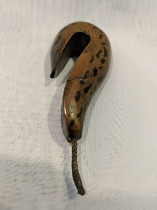 Vintage Hand - Carved " My Pet Slug " Ken Bakeman 1986 Wood Figurine Tag