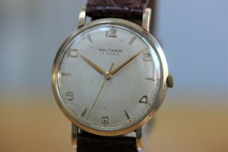 Waltham Vintage 9ct Solid Gold Watch