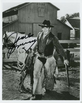 James Drury - Tv Actor: " The Virginian " - Signed 8x10 Photograph