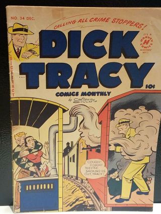 Dick Tracy Comics Vol 1,  34 Dec.  1950