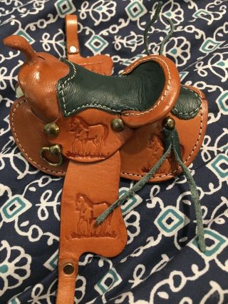 Decorative Toy Horse Saddle Leather