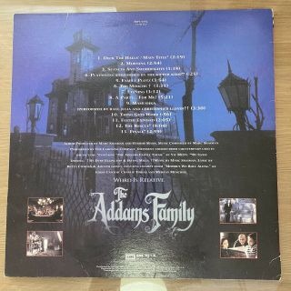The Addams Family Soundtrack Korea LP Vinyl With Insert 1991 Marc Shaiman 2