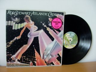 Rod Stewart " Atlantic Crossing " Promo Lp 1975 (wb Bs 2875) Promotional